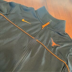 Nike Texas Longhorns Full Zip Mens Medium Black Dri-FIT Pullover NCAA Football